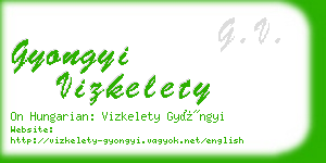 gyongyi vizkelety business card